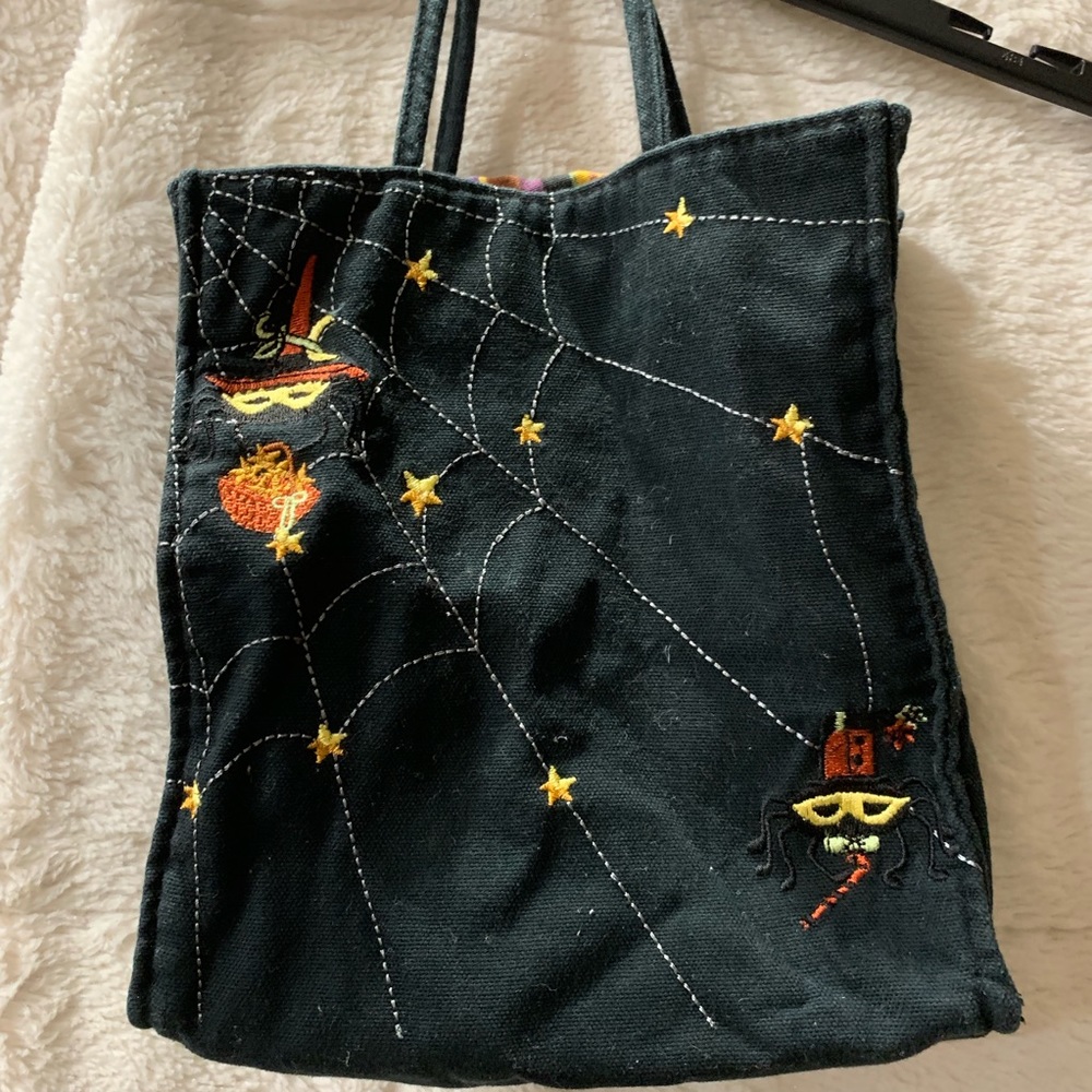 Longaberger collectible Halloween purse